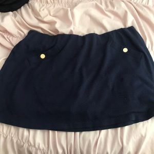 XL- Lilly Pulitzer Navy Madison Skort